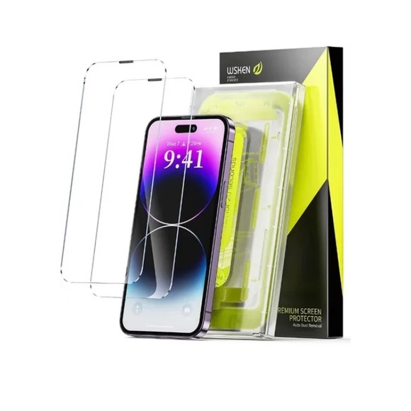 WSKEN Premium Screen Protector For iPhone 14 PRO  &  13 Pro Max 6.1" Clear 2 - Picture 3 of 5